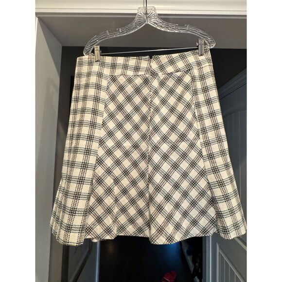 Ann Taylor Loft A-Line Skirt Size 12 | Cotton Wool Blend | 17" Wa - Picture 3 of 6